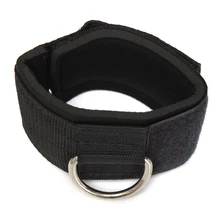 ELOS-ремешок на лодыжке d-образное кольцо многофункциональный тренажерный трос крепление бедра ноги шкив Тяжелая атлетика черный