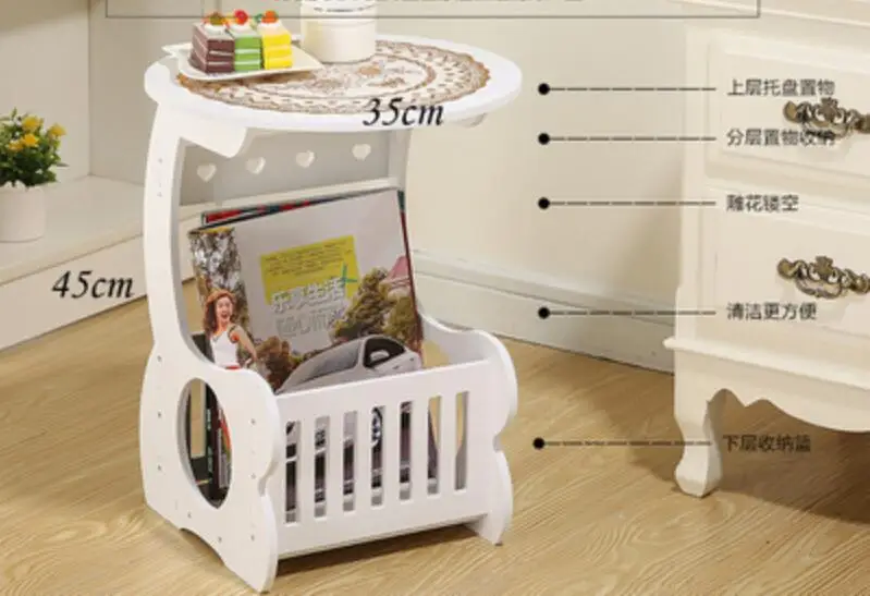 Small Coffee Table Balcony Tea Table Modern Bedside Table Living Room Sofa Side Table