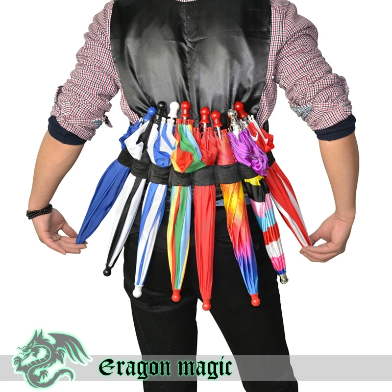

Manipulation Umbrella Vest Stage Magic Tricks Free Shipping Magia Trick Toy Professional Magie