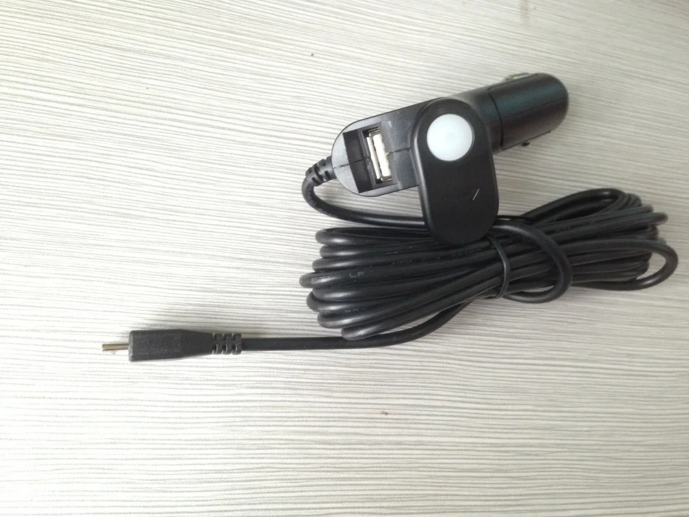 Автомобильное зарядное устройство Conkim с Micro USB 3 м 5 В 0805 А|charger for navigator|0805 miniadapter 5v |