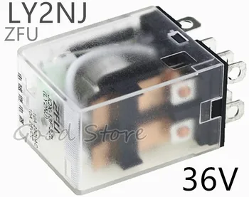 

10Pcs ZFU 36V DC AC Frosted electromagnetism Relay LY2NJ DPDT 8 Pin HH62P JQX-13F MS