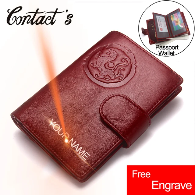Passport Wallet Genuine Leather Women Travel Wallets Business Card Passport Purse Organizer Driver License Cover Document Holder