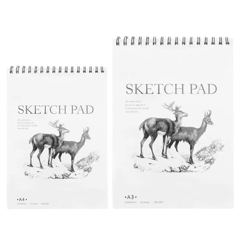 

portable 24 Sheets Marker Book Student Coloring Design Notebook Set for Sketch Cute Draw book School Marker Pad Supplies