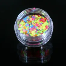 1 коробка розово-красный и золотой ультратонкий блестки красочный акриловый порошок кристалл ногтей Полимер ногтей советы строитель Ложные Советы Инструменты Круг