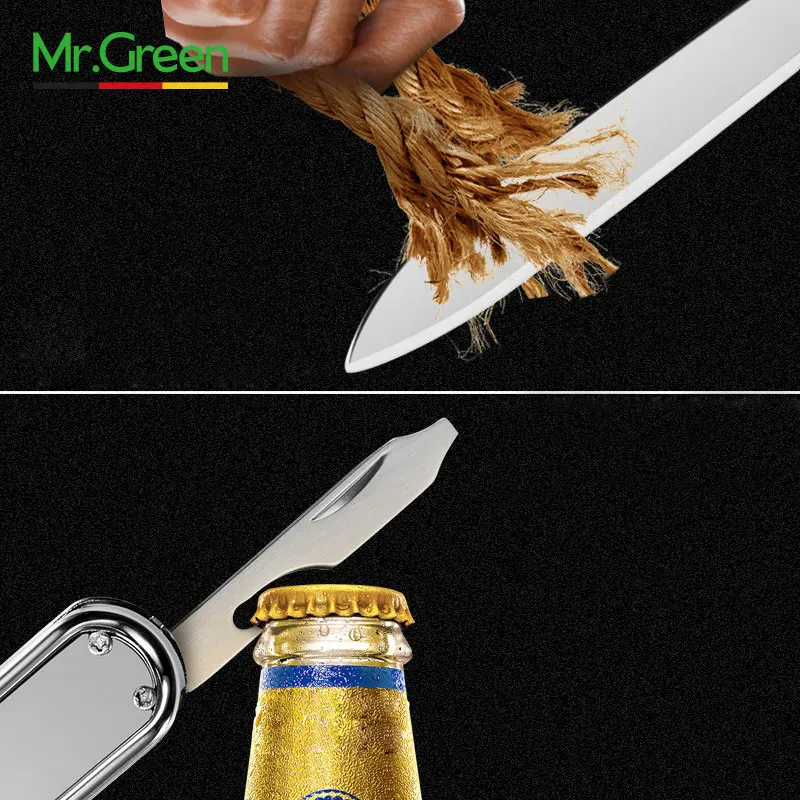  MR.GREEN Multifunctional nail clipper stainless steel belt finger file ring finger scissors belt bo