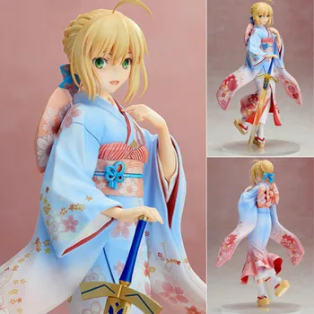 

Anime Kimono Aniplex Fate Stay Night Saber Beautiful Statue Girls Figure Model Toys Gift