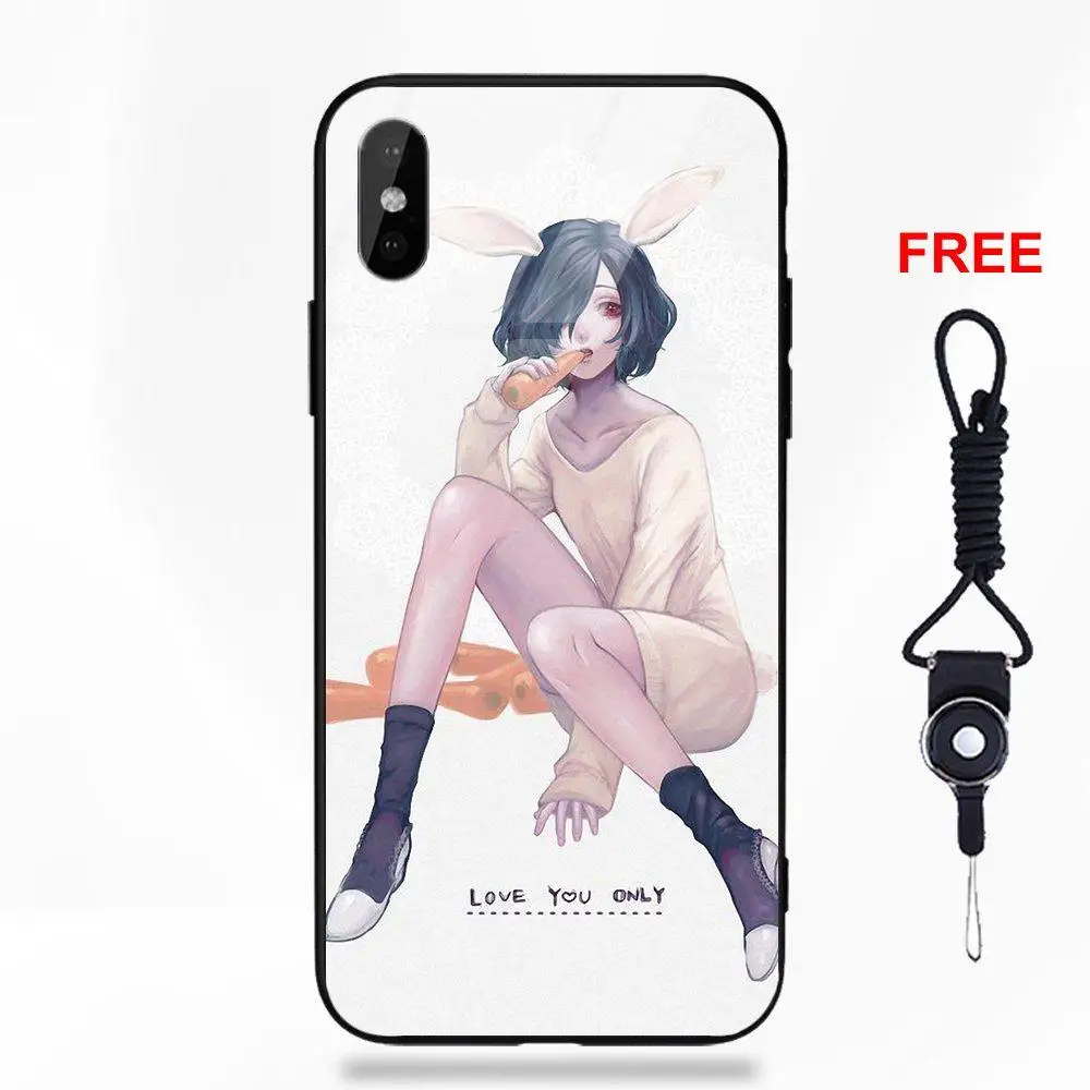 Для Apple IPhone X XS Max XR 5 5C 5S SE 6 S 7 8 плюс мягкий ТПУ чехол + закаленное Стекло Защитный