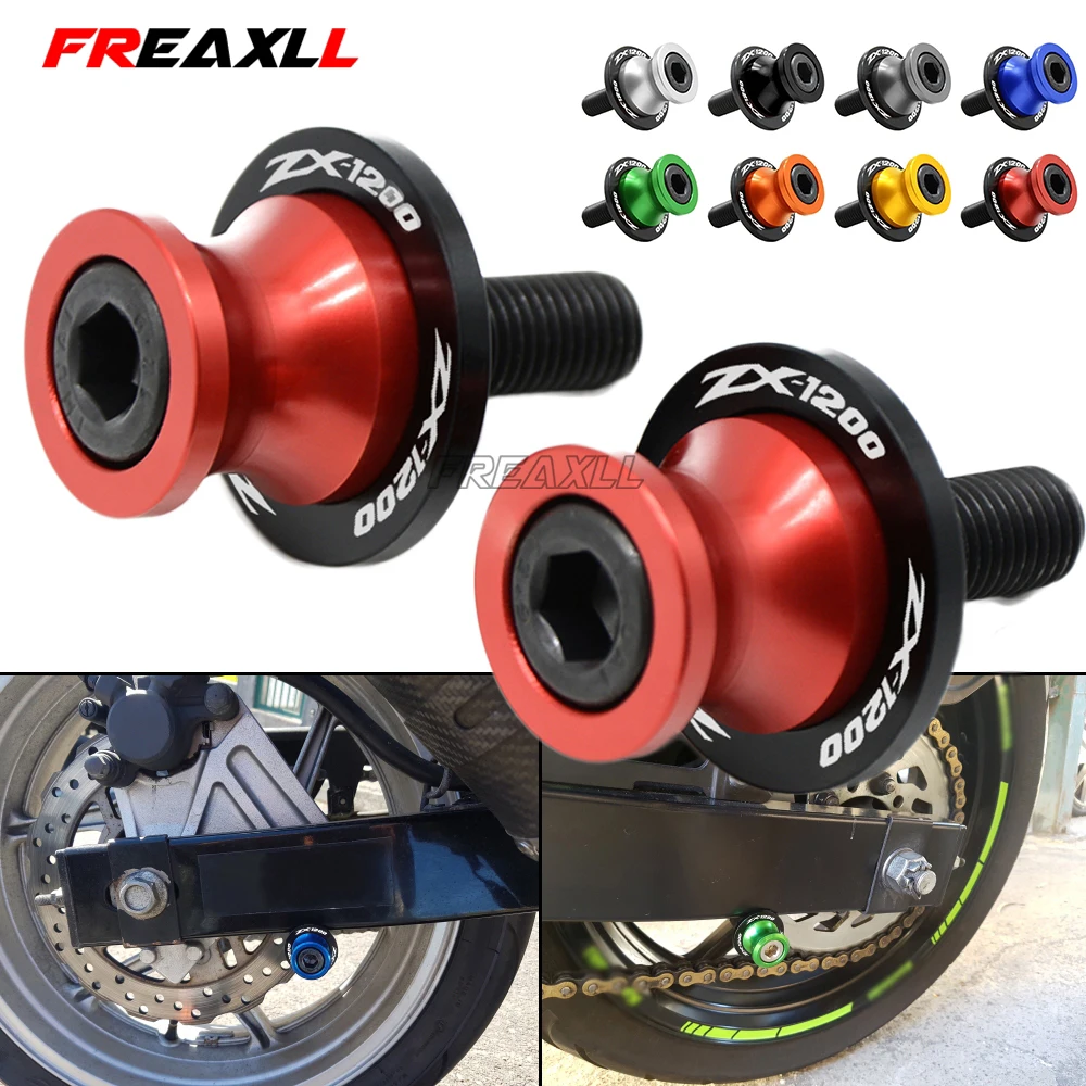 CNC 10 мм катушки слайдера мотоцикла для KAWASAKI NINJA ZX-12R ZX1200 ZX12R ZX 1200 12R 2000-2005 крышка