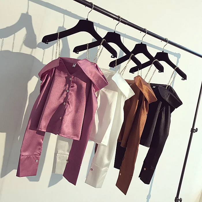 Осень, Женская милая кружевная блузка, рубашка с высокой горловиной и широкими расклешенными рукавами, светло-розовая блузка, кружевной топ с оборками