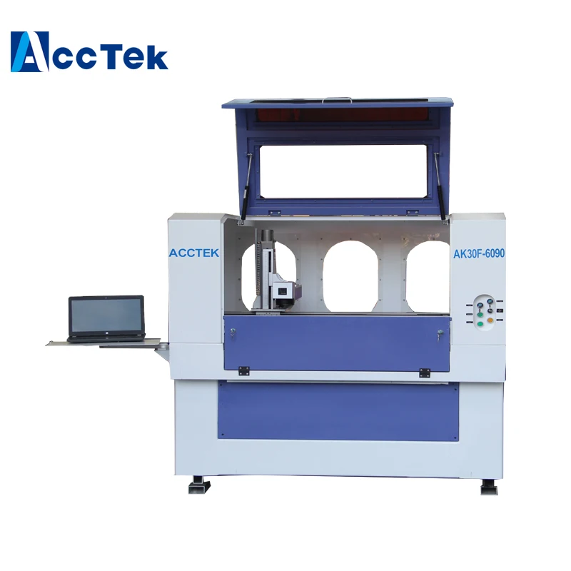 

20W 30W Fiber metal laser marking machine 600*900mm metal laser engraving machine with CE FDA