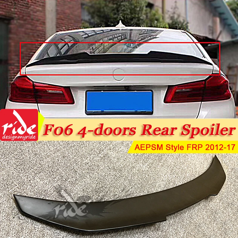 

Fits For BMW F12 rear trunk Spoiler wing FRP Unpainted PSM Style 6-Series F12 2-doors 640i 650i 650iGC Wing Rear Spoiler 2012-17