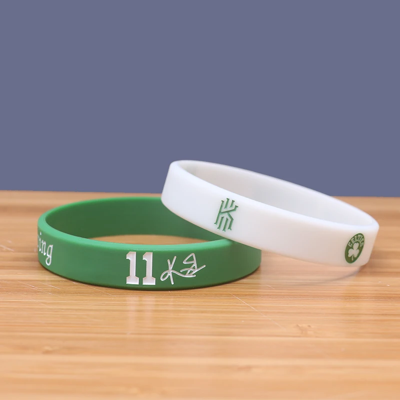 

Silicone Basketball Bracelets The Celtics Kyrie Irving Sport Energy Balance Wristband Power Bangle