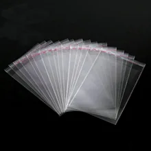 50 шт. 22x35 см на заказ OPP прозрачный упаковочный пакет для одежды пластиковый мешок для еды 8," x 13,7"