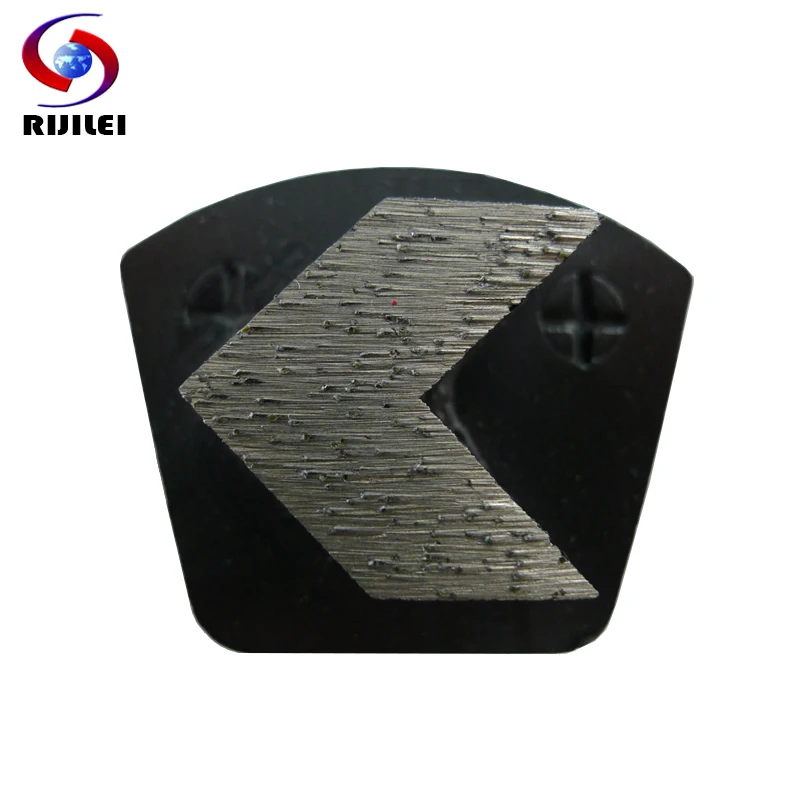 RIJILE 12 PCS/Set Trapezoid Redi-lock Diamond Grinding disk for concrete floor Grinding pad shoes marble polishing plate P20B RIJILE 12 PCS/Set Trapezoid Redi-lock Diamond Grinding disk for concrete floor Grinding pad shoes marble polishing plate P20B