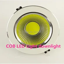 DHL 50 шт. 5 Вт/7 Вт/9 Вт/12 Вт очень яркий светодиодный COB чип светильник Встраиваемый светодиодный потолочный светильник Точечный свет лампа белый/теплый белый