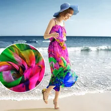 Шелковая ткань Junjun шелковая шифоновая ткань элегантный материал для платья перья супер красивая пляжная юбка