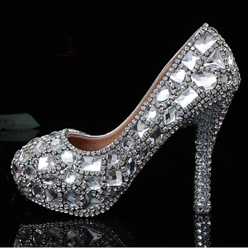 silver evening shoes both sides rhinestone wedding shoes silver bridal dress silver evening shoes both sides rhinestone wedding shoes silver bridal dress