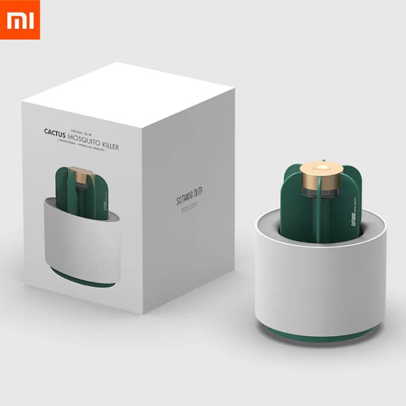 Новый Xiaomi Mijia экологический Sothing убийца комаров лампа портативный кактус USB