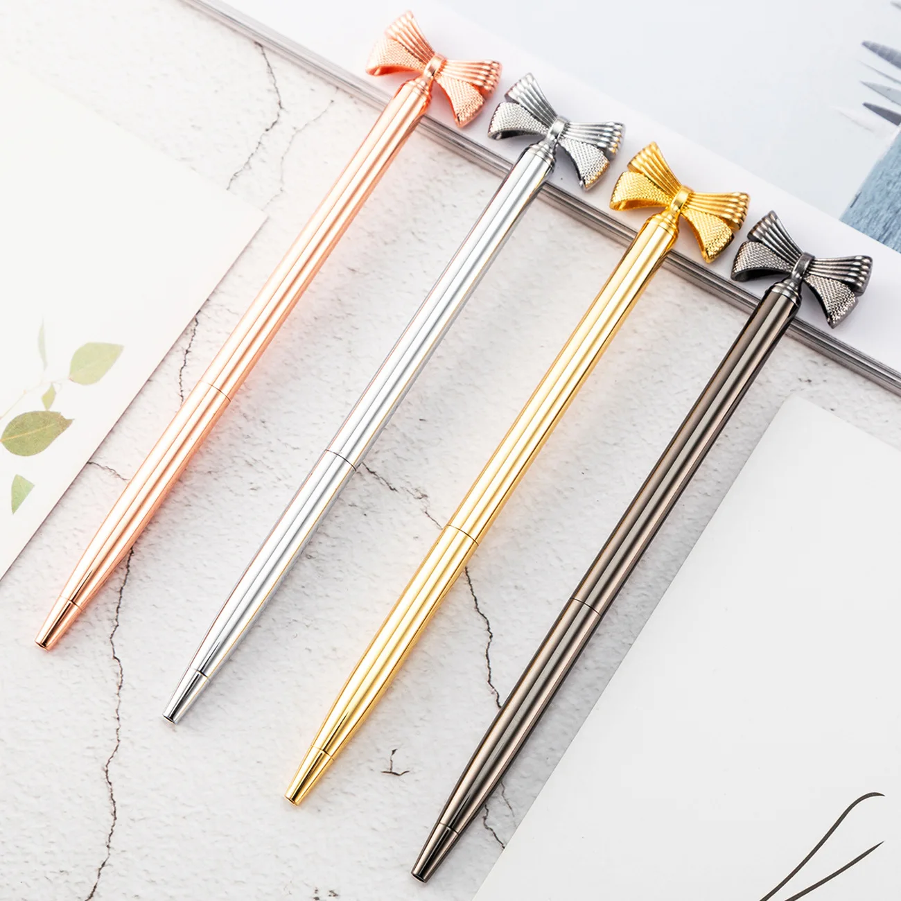 

Kawaii Cute bow Ball Pens Ballpen Fashion Girl Ballpoint Pens Pens For School Stationery Office