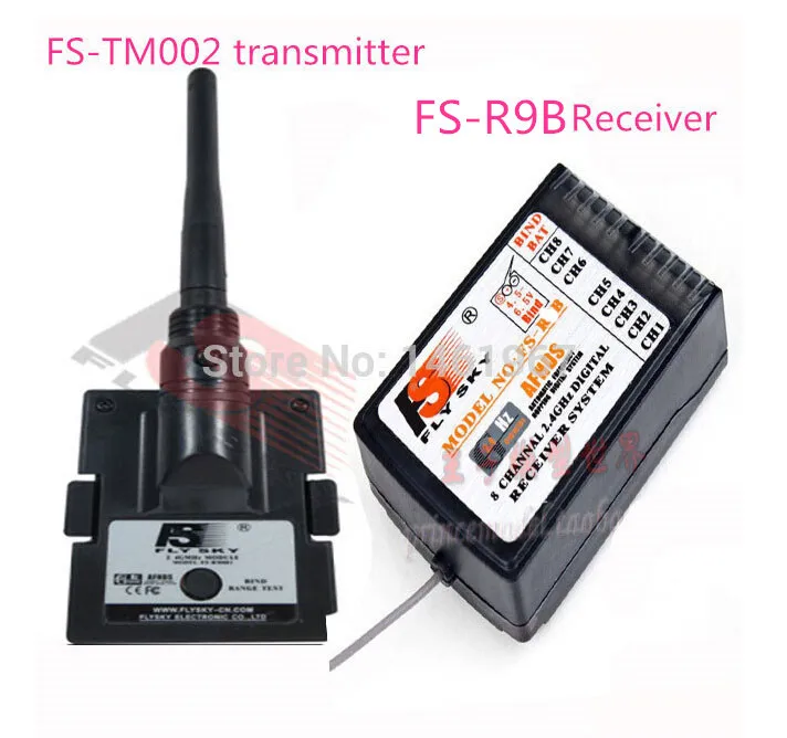 Flysky fly sky FS 2.4G upgrade transmitter module FS-TM002+ Antenna+ FS-R9B receiver for TURNIGY 9X FS-TH9B 9CH Transmitter | Игрушки и