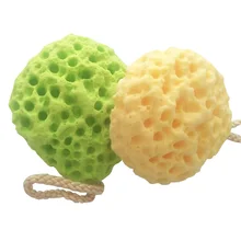 1 шт., натуральная Очищающая губка для лица, очищающая губка, без латекса, для ванны, для очищения лица, средства для мытья, душ, спа, губки для чистки тела