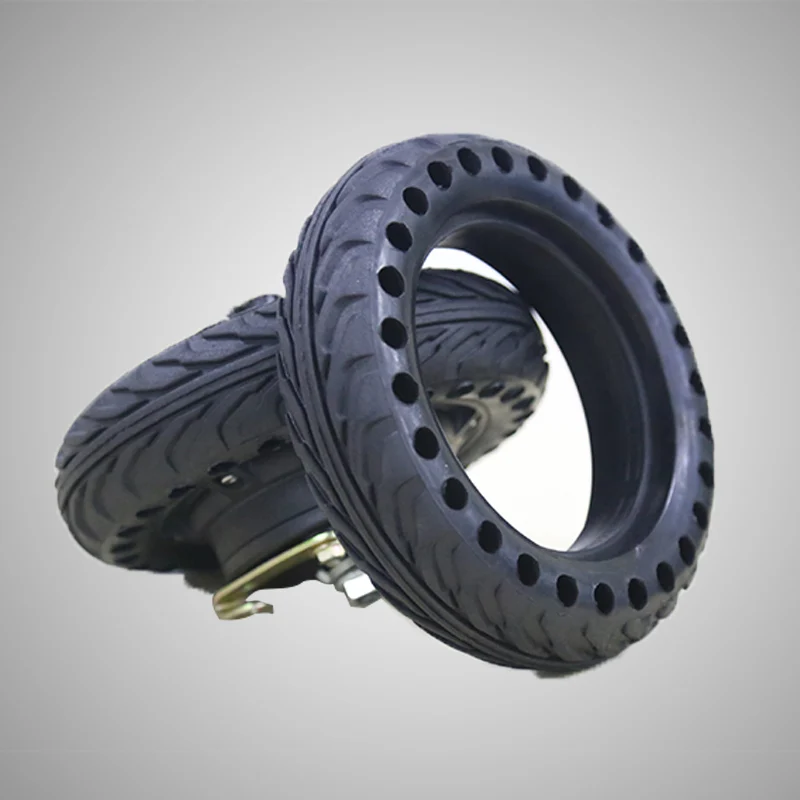 

8 Inches Scooter Solid Hole Tire 200*50 Non-Pneumatic Tyre Shock Absorber Porous Damping Tyre for 8" Electric Scooter Skateboard