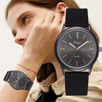 

Lvpai Women's Casual Quartz Silicone Strap Band Watch Analog Wrist Watch Band Watch Analog Wrist Watch Women Clock Reloj