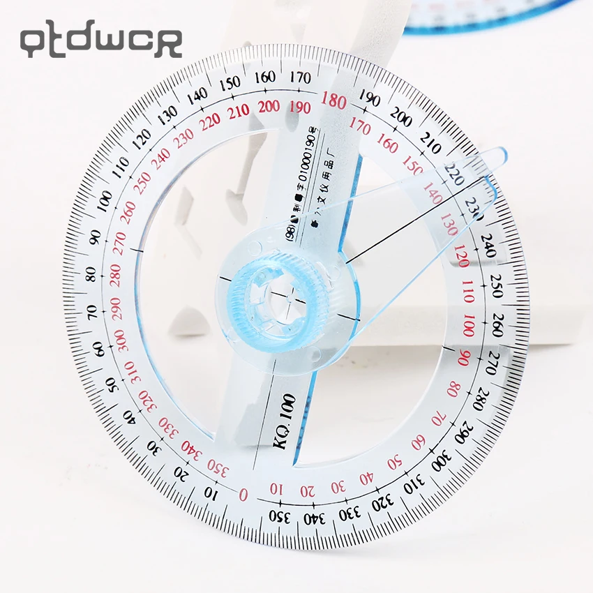 1PC Alat Baru 360 Derajat Pointer Busur Derajat Putaran Transparan  Penyusunan Perlengkapan Busur Derajat Peralatan Kantor dan Sekolah|drafting  supplies|protractor 360protractor tool - AliExpress