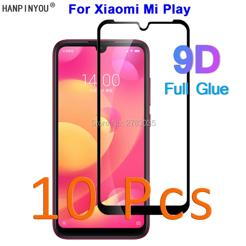 10 шт./партия для Xiaomi Mi Play 5 84 &quot5D 6D 9D полное покрытие из закаленного стекла