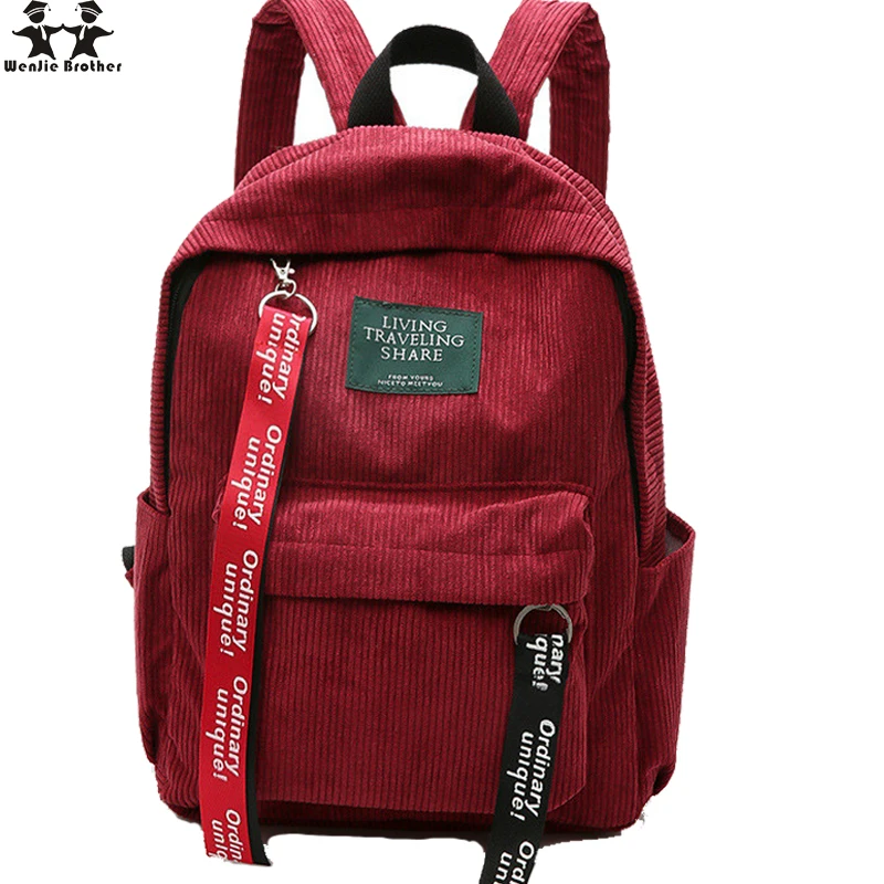 Living traveling share corduroy bag clearance