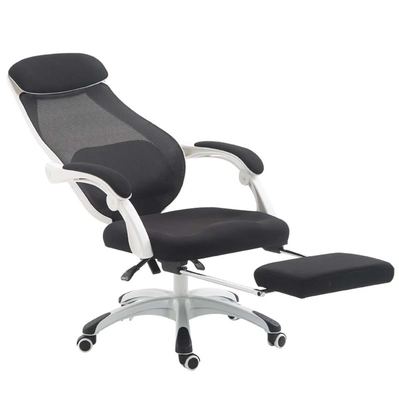 Modern Simple Gaming Chair Lifted Rotated Office Stool Staff Seat Household Reclining Swivel Chair With Footrest Computer Seat Office Chairs Aliexpress