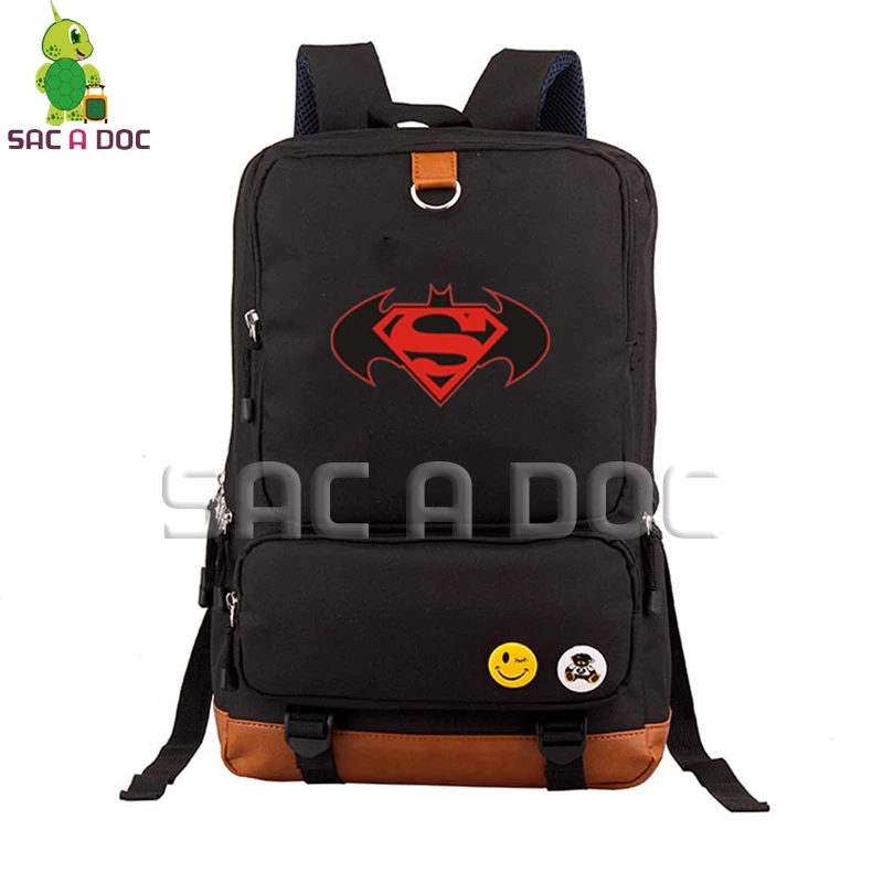 

Batman Vs Superman Super Hero School Bag Women Men Laptop Backpack for Teenage Boys Girls Travel Shoulder Bags Daily Backpacks