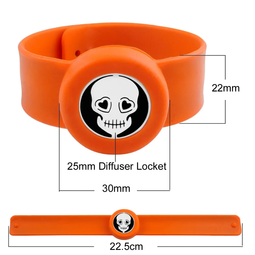 ZP-BS912-0 Silicone Diffuser Locket Bracelet-7