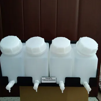 

inkjet printer solvent inks 1.5L big sub ink tank adapter big ink bottle use for 4.2*2.8mm or 4*3mm or 5*3mm ink tube factory