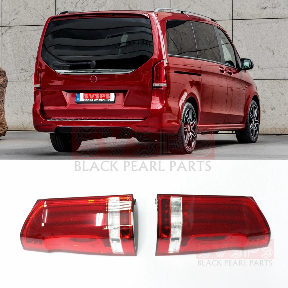 Top tuning cars Tail lights For Mercedes-Benz VITO V250 V260 V260L Taillights LED w447 DRL Running lights Fog lights Rear park 1