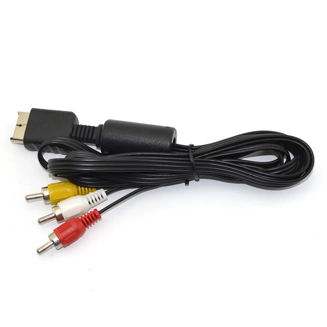 Cheap 10PCS For Playstation 2 3 for PS3 PS2 AV Component Cable Game HDTV Audio Video RCA AV Cable 