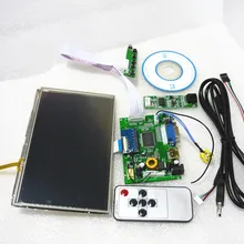 DIY " дюймовый HSD070PWWI-B01 ЖК-панель+ ЖК-плата контроллера+ сенсорный экран+ пульт дистанционного управления