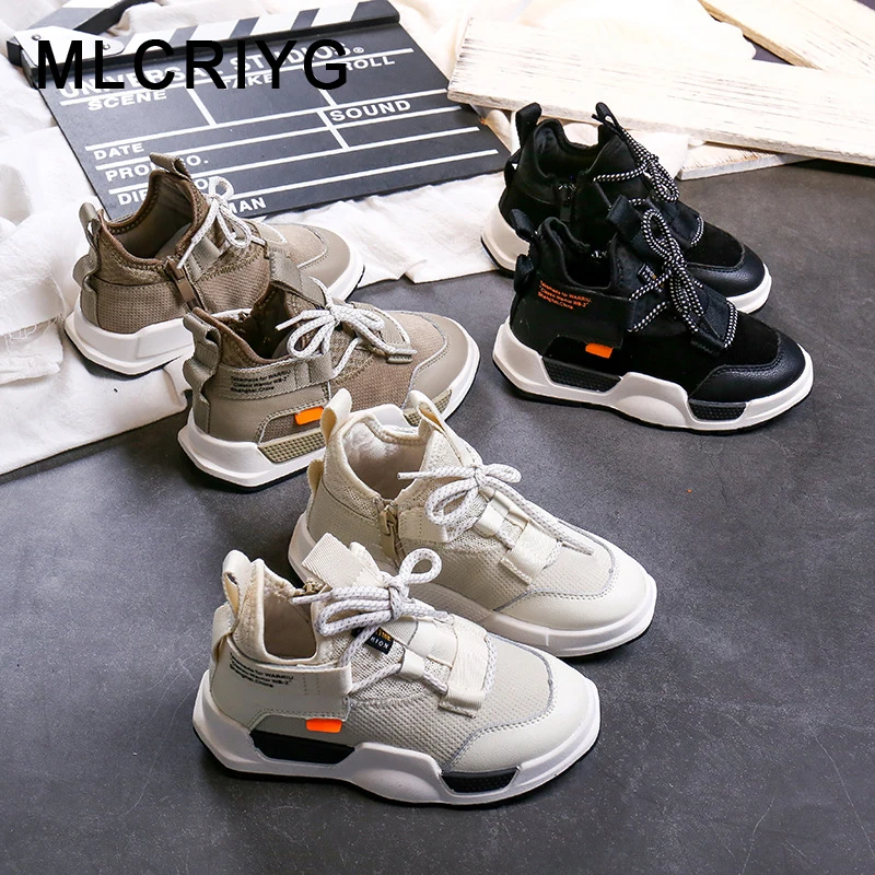 

Autumn Kids Sport Sneakers Children Black Genuine Leather Shoes Baby Girls Casual Sneakers Boys Brand Chunky Sneakers Trainers