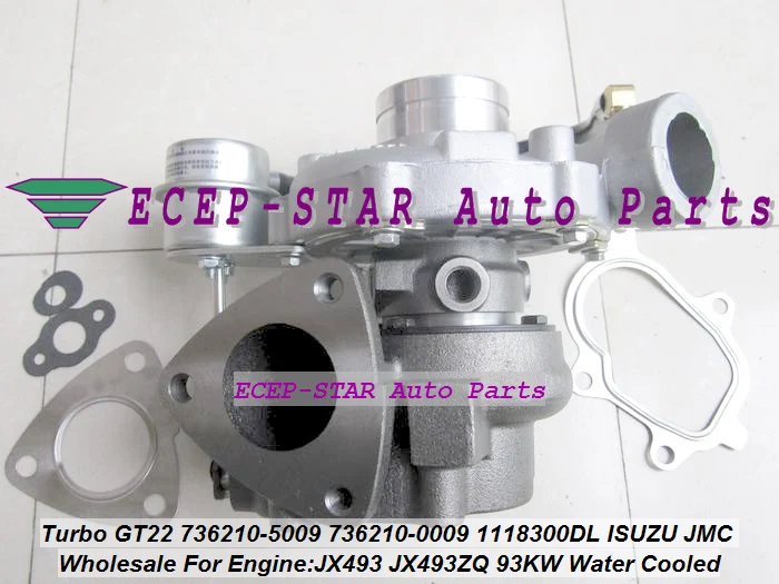 Water Cooled GT22 736210 736210-5009 736210-0009 736210 0009 1118300DL Turbo For ISUZU (4)