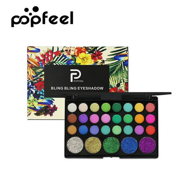 

29 Colors Makeup Matte Shine Eye Shadow Palette Diamond Bright Shimmer Palette Eye Shadow Kit Gift for Women Cosmetics