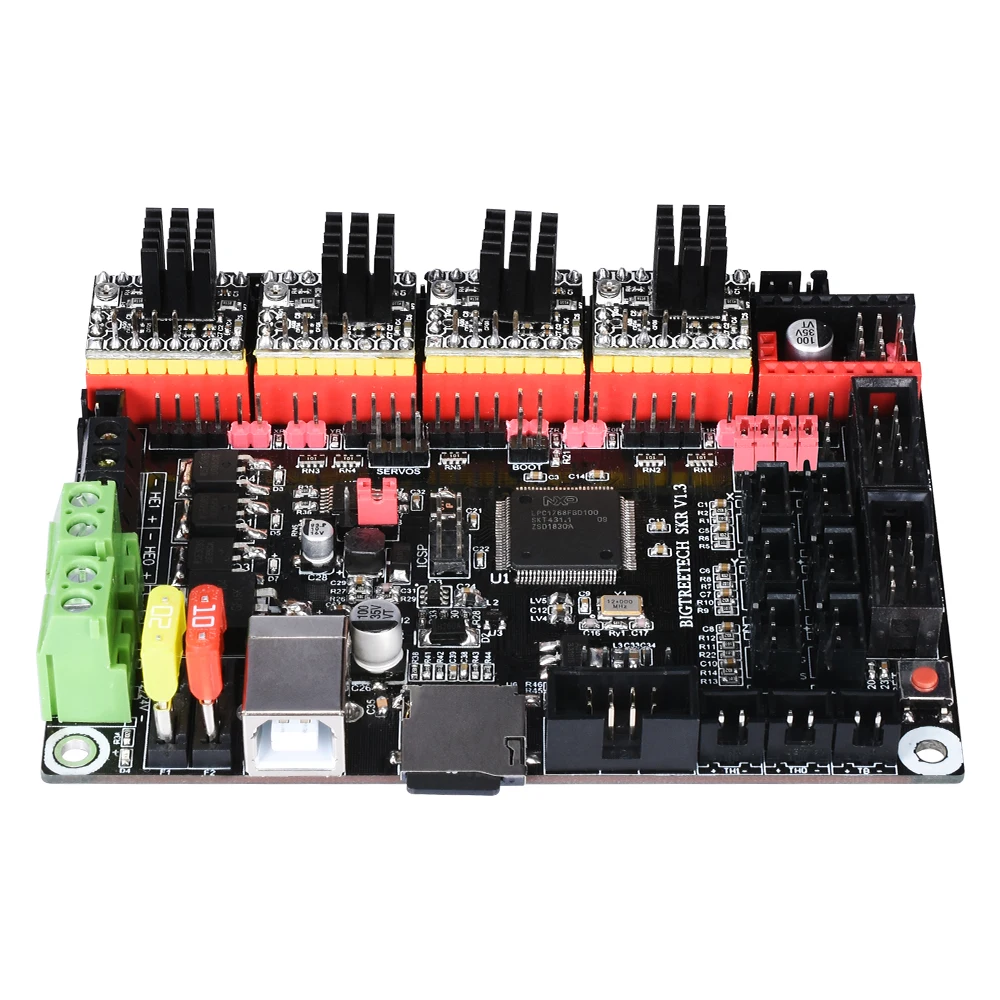 BIGTREETECH SKR V1.3 32 بت لوحة تحكم وحدة المعالجة المركزية ARM 32bit Smoothieboard مصدر مفتوحة Reprap MKS الجنرال L 3D طابعة أجزاء