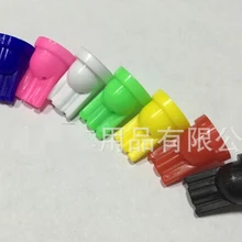 Микс 7 цветов T10 Цоколи для лампочка красный/зеленый/синий/белый/желтый/розовый/черный каждый 1000 шт