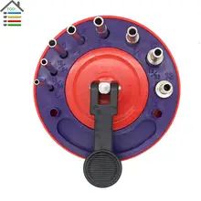 New Tile Glass Hole Saw Jig Pocket Guide Vacuum Base with 8pc 4 13mm Diamond Drill