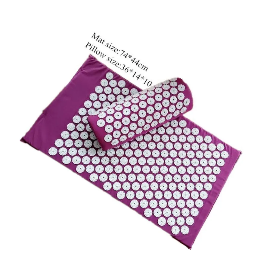 (74*44CM)Acupuncture Mat Massage Yoga Mats Fitness Massage Cushion Body Pain Acupuncture Massage