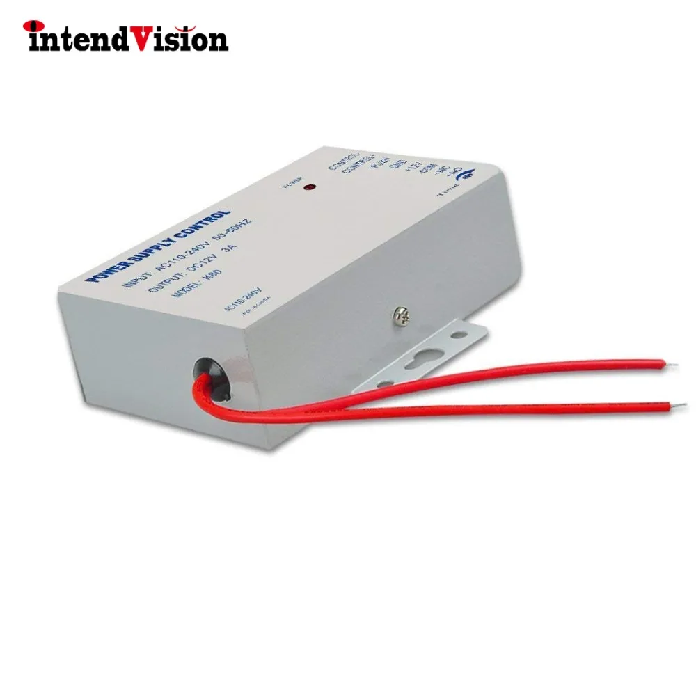 INTENDVISION источник питания 110-240VAC вход в 12VDC выход для двери Система контроля доступа и домофон камеры