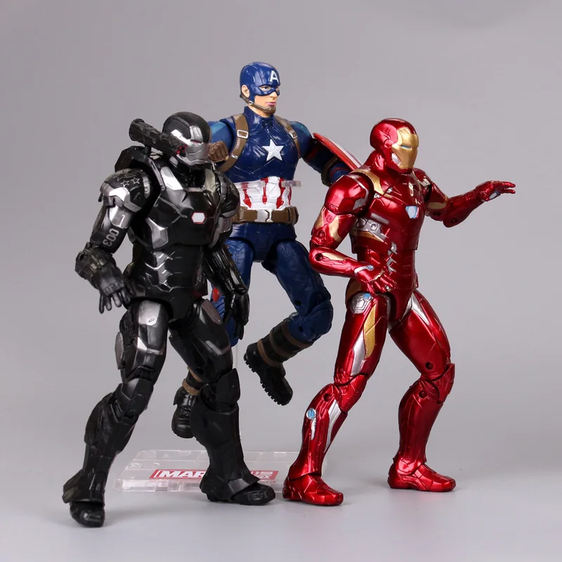 

Marvel Miracle Toy Avengers End 30CM Super Hero Panther Spiderman Steel Green Giant Fighter Action Figure Model Gift