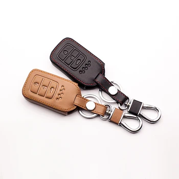 

Car styling New Car Case Cover Holder protect for Honda remote key fob 2016 2017 CRV Pilot Accord Civic Fit Freed Car wallet