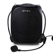SHIDU-S515 Ultra-Léger Portable Voix Amplificateur Taille Soutien MP3 Format Audio pour les Guides touristiques, enseignants, entraîneurs, présentations