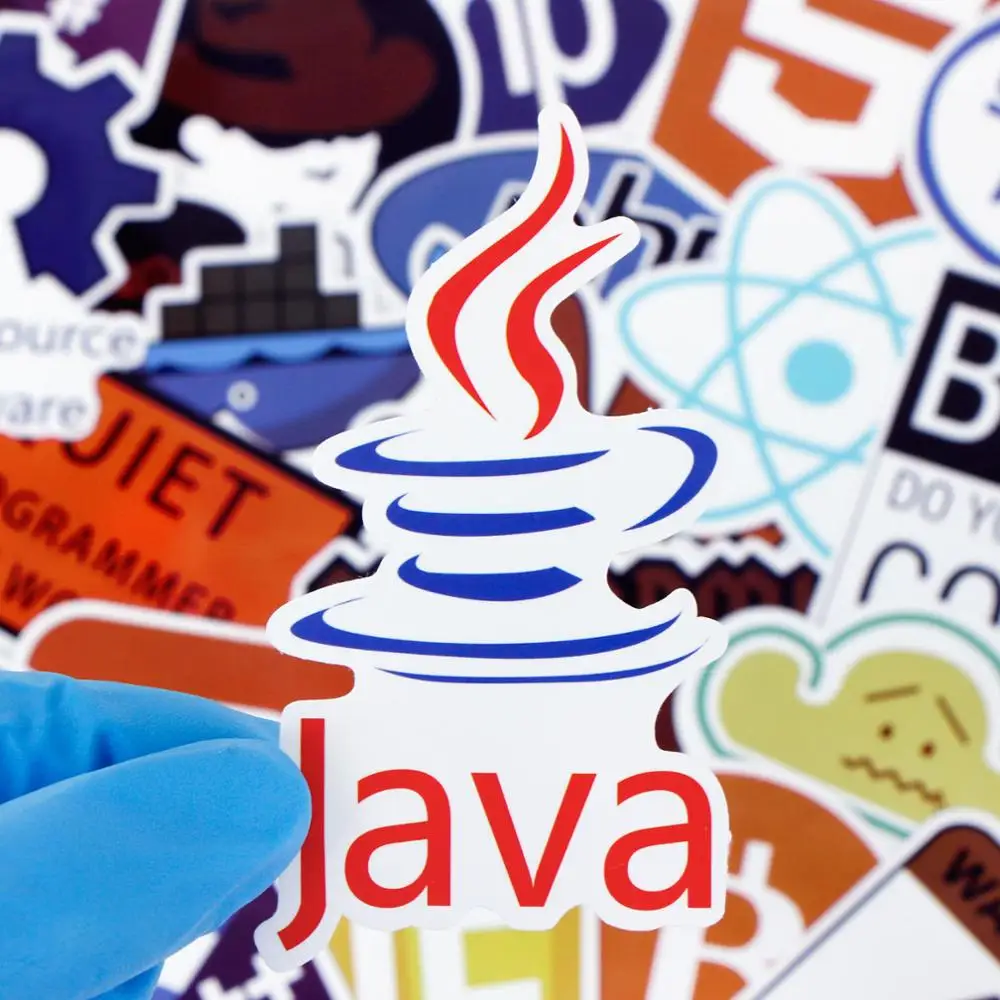 Интернет стикер Java 50 шт. программатор Geek php docker html биткоин Cloud C + язык