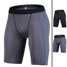 Брендовые мужские Компрессионные шорты бодибилдинг бег шорты для бега нижнее белье йога спортзал, фитнес, упражнения шорты для бега